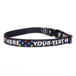 Personalized Gumballs Polka Dot Dog Collar