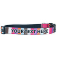 Load image into Gallery viewer, Personalized Multi-Stripe Dog Collar