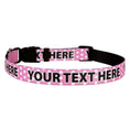 Load image into Gallery viewer, Personalized New Pink Polka Dot Dog Collar