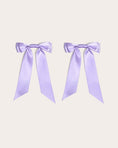 Load image into Gallery viewer, Petite Bow Clips - Lilac