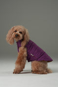 Load image into Gallery viewer, Reversible Dog Vest Jacket - Purple Caramel