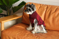Load image into Gallery viewer, Pretzel Pet Sweater - Burgundy Red