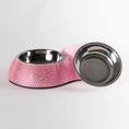 Load image into Gallery viewer, Crystal Dining Bowl Crystal Bowls - Designer Dog Clothes from Southlake Paws