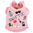 Load image into Gallery viewer, Swiftie Inspired #2 (Large) Denim Dog Jacket alternate view