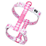 Frenchie Strap Harness - Pink Bows