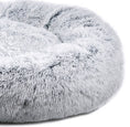 Load image into Gallery viewer, Mr. Peanut's 28" OrthoPlush® Pet Bed - Snowflake White Two Tone