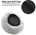 Load image into Gallery viewer, Mr. Peanut's 28" OrthoPlush® Pet Bed - Snowflake White Two Tone