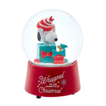 Kurt Adler 100MM Musical Snoopy with Presents Water Globe