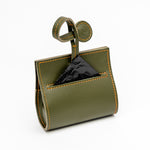 Dog Poop Bag Holder Green/Orange