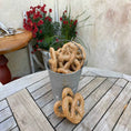 Load image into Gallery viewer, Organic Parmesan Pretzel Dog Treats | Handmade Cheesy Crunchy Dog Snacks (Human-Grade)