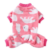 Polar Bear Onesie Dog PJs