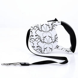 Swirling Vine Retractable Dog Leash