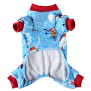 Skiing Dogs Onesie Dog PJs