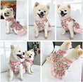 Load image into Gallery viewer, Vintage Rose Harness Dog Dress & Leash Set - Southlake Paws