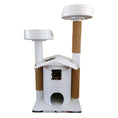 Load image into Gallery viewer, Queen's Kastle Deluxe Luxury Cat Tower with 2 Cat Beds