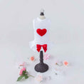 Load image into Gallery viewer, Hello Doggie Pink Puff Heart Dog Satin Cotton Dress