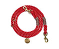 Load image into Gallery viewer, Red Rope Dog Leash | Bolt Snaps | Adjustable | Found My Animal