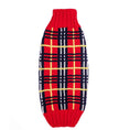 Load image into Gallery viewer, Red Tartan Plaid Dog Sweater
