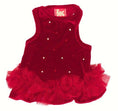 Load image into Gallery viewer, Twinkle Dog Tutu, Red Velvet