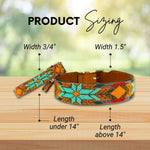 Sardinia Sambboho dog collar (Glam Collection)