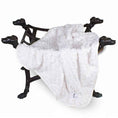 Load image into Gallery viewer, Hello Doggie Rosebud Dog Ultra - plush Satin Handmade blanket