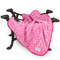 Load image into Gallery viewer, Hello Doggie Rosebud Dog Ultra - plush Satin Handmade blanket