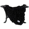 Load image into Gallery viewer, Hello Doggie Baby Ruffle Dog (Black) Satin Silk Handmade blanket
