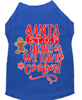 Load image into Gallery viewer, Christmas Pet Dog & Cat Shirt Screen Printed, "Santa, We Have Cookies"
