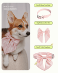 Load image into Gallery viewer, Satin Collar Bow - Blossom