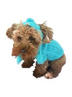 Scottish Cable knit Hat, Light Turquoise