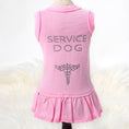 Load image into Gallery viewer, Service Dog Crystal Dress - Designer Dog Clothes from Southlake Paws