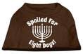 Load image into Gallery viewer, Hanukkah Pet Dog & Cat Shirt Screen Printed, "Spoiled for Eight Days"