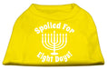 Load image into Gallery viewer, Hanukkah Pet Dog & Cat Shirt Screen Printed, "Spoiled for Eight Days"