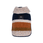 Shinola Brand Stripe Berber Dog Coat Oatmeal