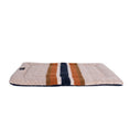 Load image into Gallery viewer, Shinola Brand Stripe Comfort Cushion Berber Dog Bed Oatmeal - Large