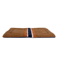 Load image into Gallery viewer, Shinola Brand Stripe Comfort Cushion Berber Dog Bed Rust