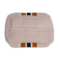 Load image into Gallery viewer, Shinola Brand Stripe Kuddle Berber Dog Bed Oatmeal