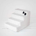 Load image into Gallery viewer, Hello Doggie Luxury Pet Satin Silk Crystal Handmade Stairs