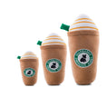 Load image into Gallery viewer, Starbarks Frenchie Roast Plush Toy with straw