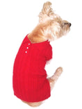 Load image into Gallery viewer, Luxury Preppy Cable Polo Sweater, Red