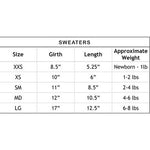 Love Dog Sweater: Rainbow