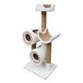 Load image into Gallery viewer, T2PB Deluxe Cat Tower with 2 Cat Tunnel 1 Cat Perch 1 Cat Bed