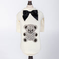 Load image into Gallery viewer, Teddy Bow Tee Satin Handmade Tees - Designer Dog Clothes from Southlake Paws