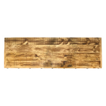 Oasis Large Dog Rustic Wood Kennel in Medium Wax