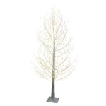 Kurt Adler 6-Foot Winter White Twig Tree with 1300 Warm White Fairy LED Lights