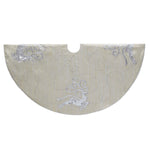 Kurt Adler 50-inch Light Gold Tree skirt with Reindeer
