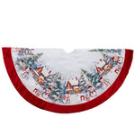 Kurt Adler 48 Inch Velvet Beaded Tree Skirt