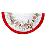 Kurt Adler 48-Inch Velvet Beaded Embroidered Tree Skirt