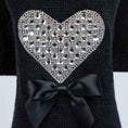 Load image into Gallery viewer, Hello Doggie Oh My Heart Sweater Satin Handmade Sweaters