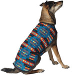 Turquoise Southwest Blanket Coat